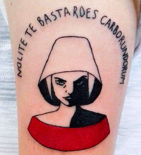 The Handmaids Tale tattoo The Handmaids Tale tattoo