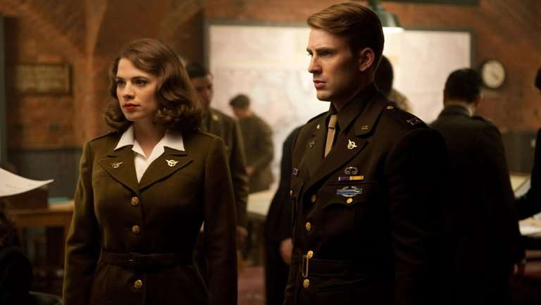 Capitão América e Peggy Capitão América e Peggy