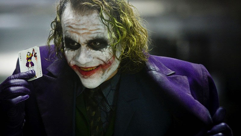 O trabalho mais intenso da lista fica por conta de Heath Ledger O trabalho mais intenso da lista fica por conta de Heath Ledger