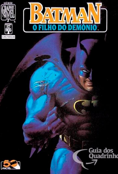 Batman: O Filho do Demônio por Mike W. Barr Capa do livro Batman: O Filho do Demônio em Batman: 10 histórias em quadrinhos que você precisa ler